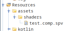 shaders in assets